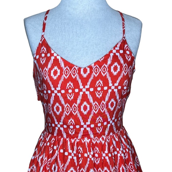 Everly Women’s Racerback Ikat Print Dress With Side & Back Cutouts Small… - Picture 2 of 16